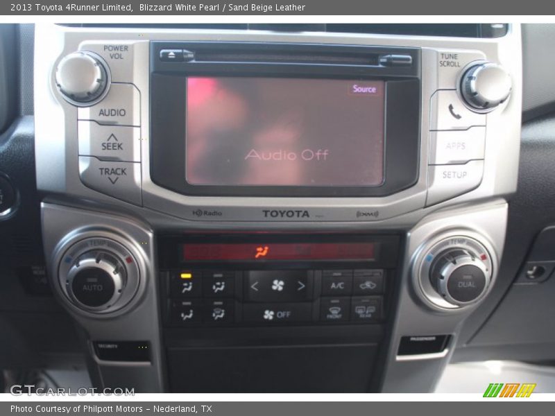 Blizzard White Pearl / Sand Beige Leather 2013 Toyota 4Runner Limited