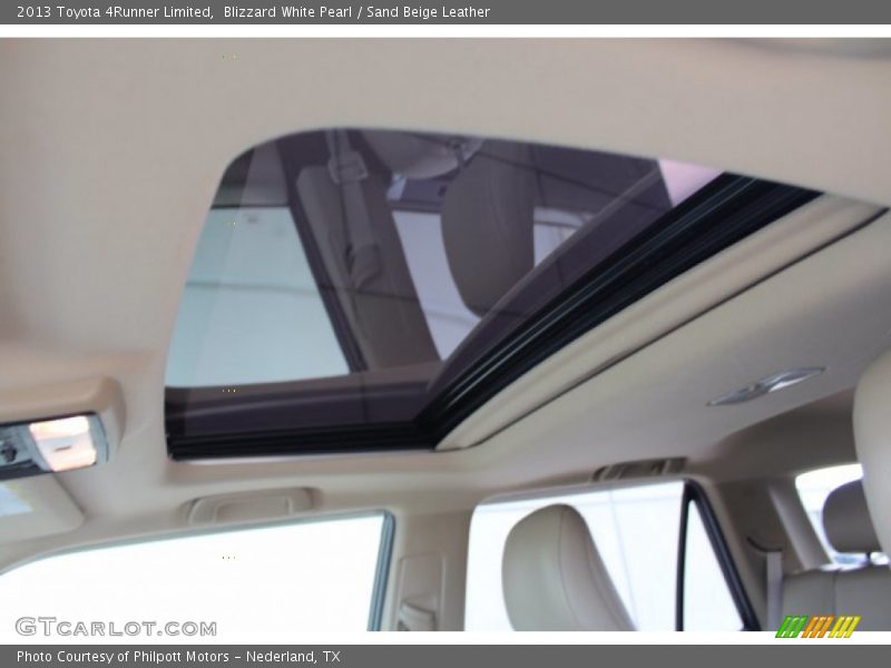 Blizzard White Pearl / Sand Beige Leather 2013 Toyota 4Runner Limited