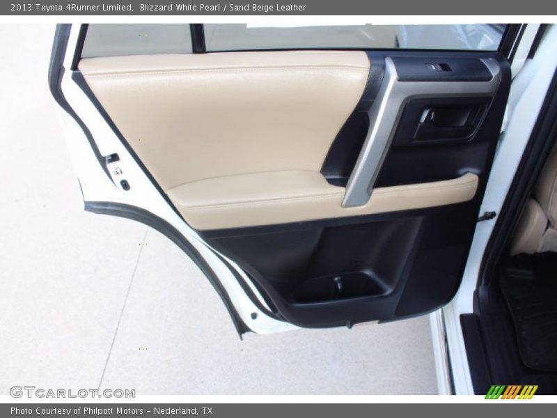 Blizzard White Pearl / Sand Beige Leather 2013 Toyota 4Runner Limited