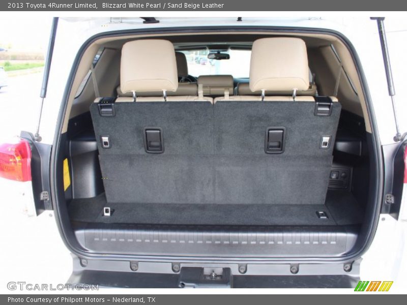 Blizzard White Pearl / Sand Beige Leather 2013 Toyota 4Runner Limited