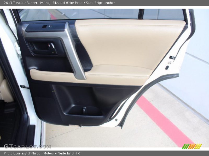 Blizzard White Pearl / Sand Beige Leather 2013 Toyota 4Runner Limited