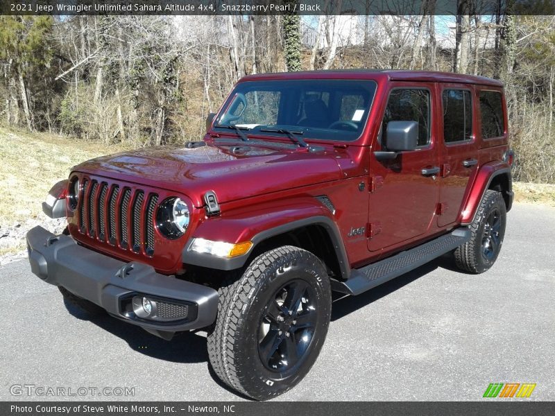 Snazzberry Pearl / Black 2021 Jeep Wrangler Unlimited Sahara Altitude 4x4