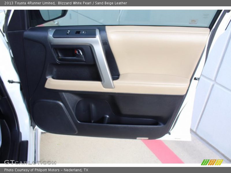Blizzard White Pearl / Sand Beige Leather 2013 Toyota 4Runner Limited