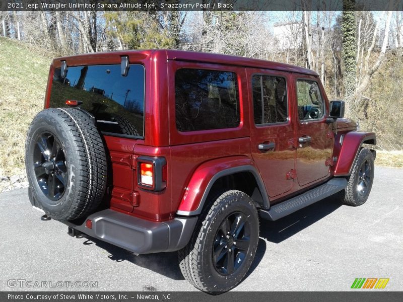 Snazzberry Pearl / Black 2021 Jeep Wrangler Unlimited Sahara Altitude 4x4