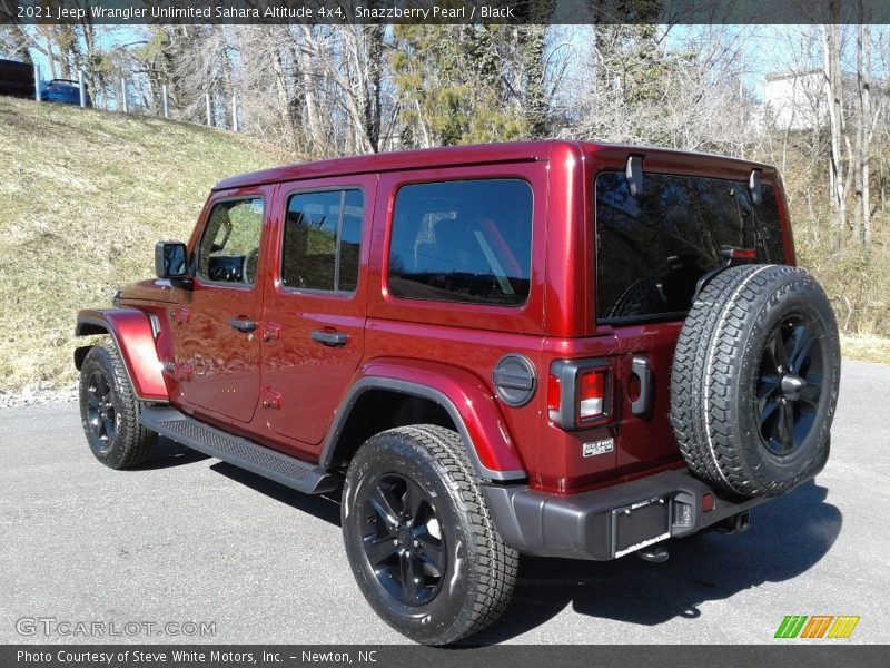 Snazzberry Pearl / Black 2021 Jeep Wrangler Unlimited Sahara Altitude 4x4