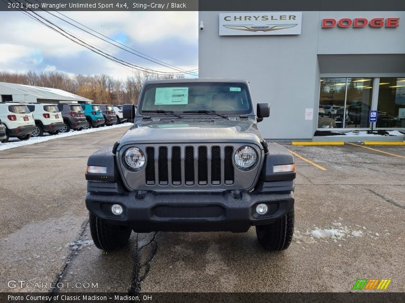 Sting-Gray / Black 2021 Jeep Wrangler Unlimited Sport 4x4