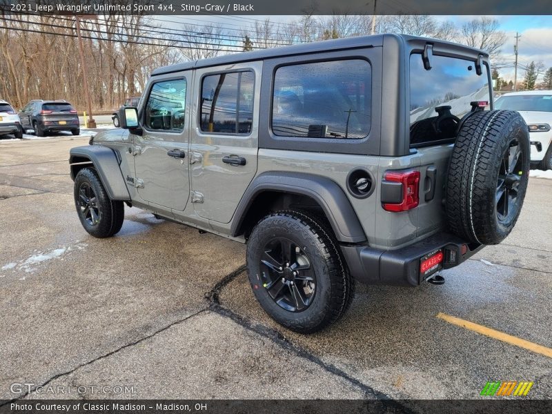 Sting-Gray / Black 2021 Jeep Wrangler Unlimited Sport 4x4