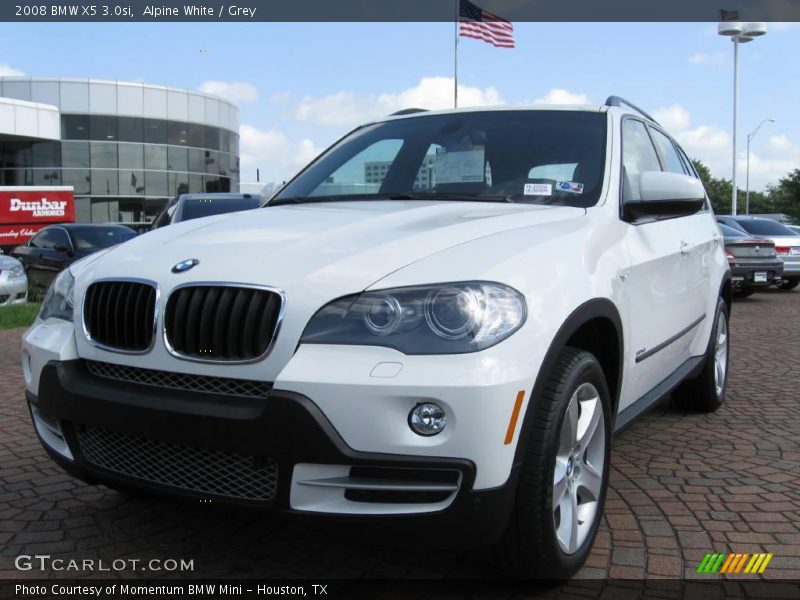 Alpine White / Grey 2008 BMW X5 3.0si