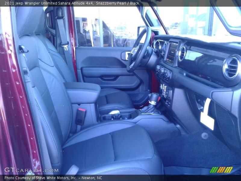 Snazzberry Pearl / Black 2021 Jeep Wrangler Unlimited Sahara Altitude 4x4