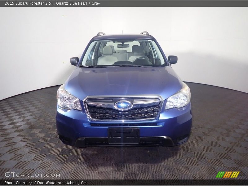 Quartz Blue Pearl / Gray 2015 Subaru Forester 2.5i