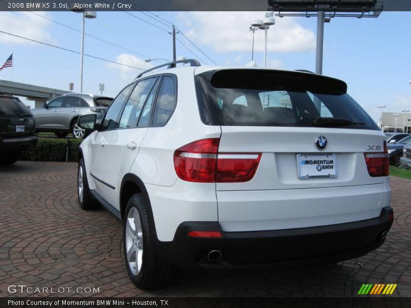 Alpine White / Grey 2008 BMW X5 3.0si