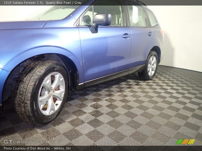 Quartz Blue Pearl / Gray 2015 Subaru Forester 2.5i