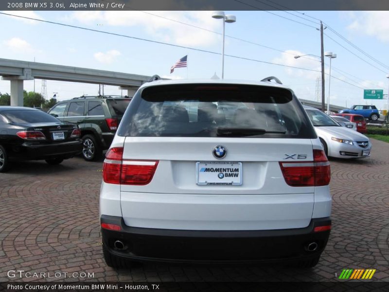 Alpine White / Grey 2008 BMW X5 3.0si