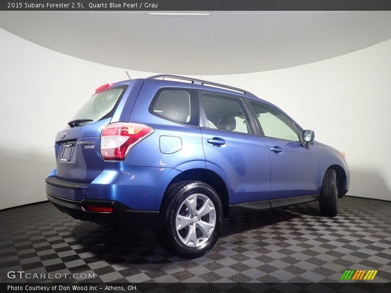 Quartz Blue Pearl / Gray 2015 Subaru Forester 2.5i