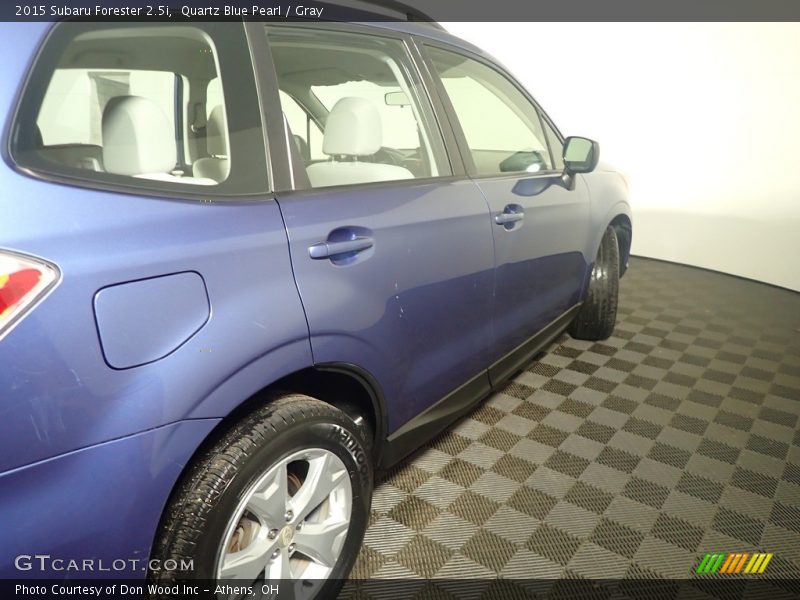 Quartz Blue Pearl / Gray 2015 Subaru Forester 2.5i