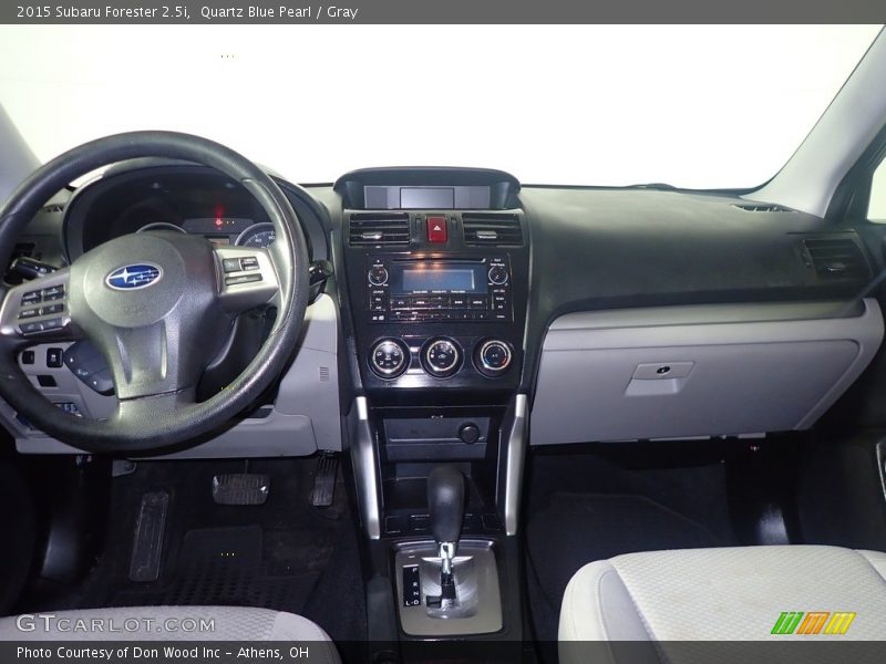 Quartz Blue Pearl / Gray 2015 Subaru Forester 2.5i