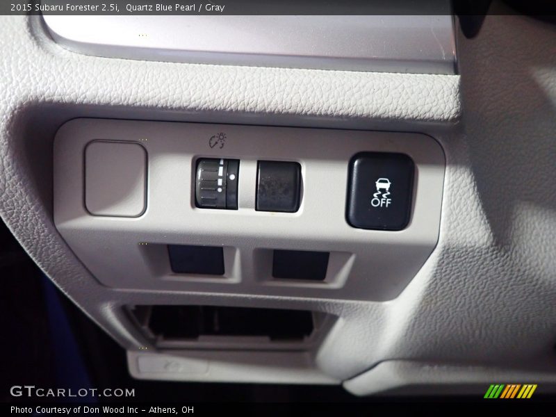 Quartz Blue Pearl / Gray 2015 Subaru Forester 2.5i