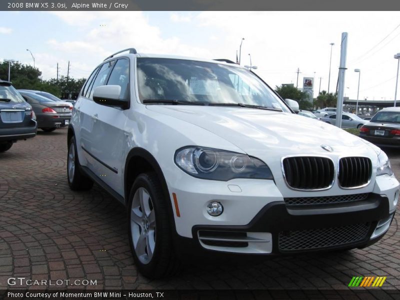 Alpine White / Grey 2008 BMW X5 3.0si