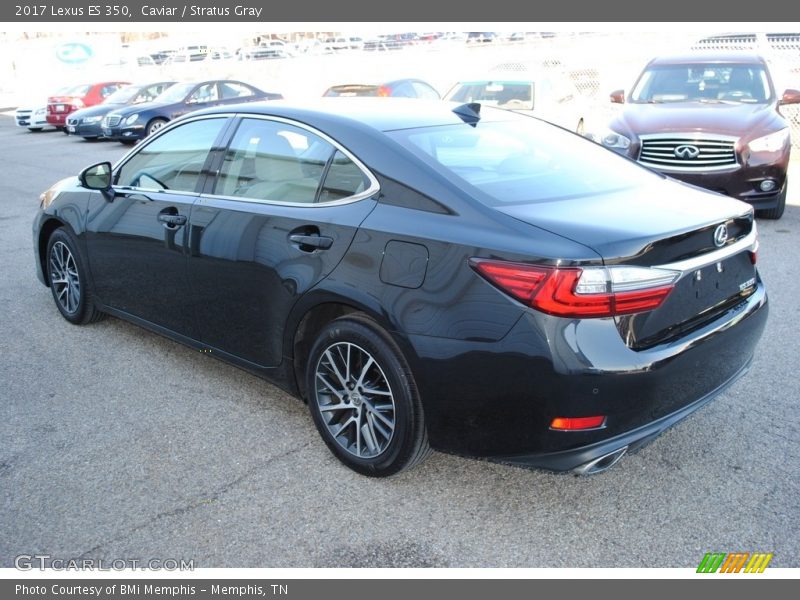 Caviar / Stratus Gray 2017 Lexus ES 350