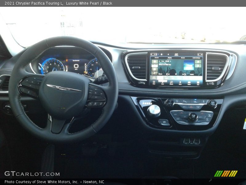 Luxury White Pearl / Black 2021 Chrysler Pacifica Touring L