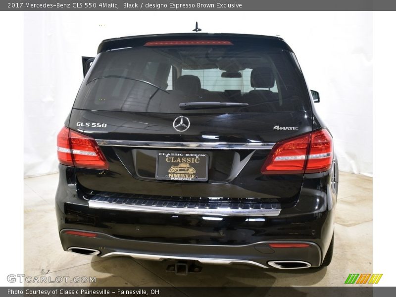 Black / designo Espresso Brown Exclusive 2017 Mercedes-Benz GLS 550 4Matic