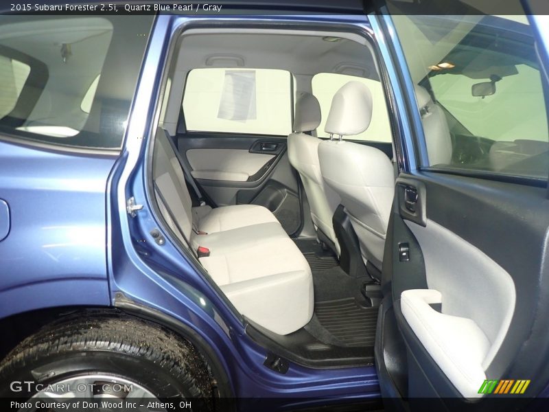 Quartz Blue Pearl / Gray 2015 Subaru Forester 2.5i