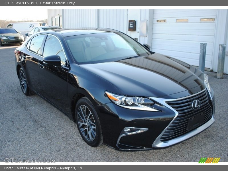 Caviar / Stratus Gray 2017 Lexus ES 350