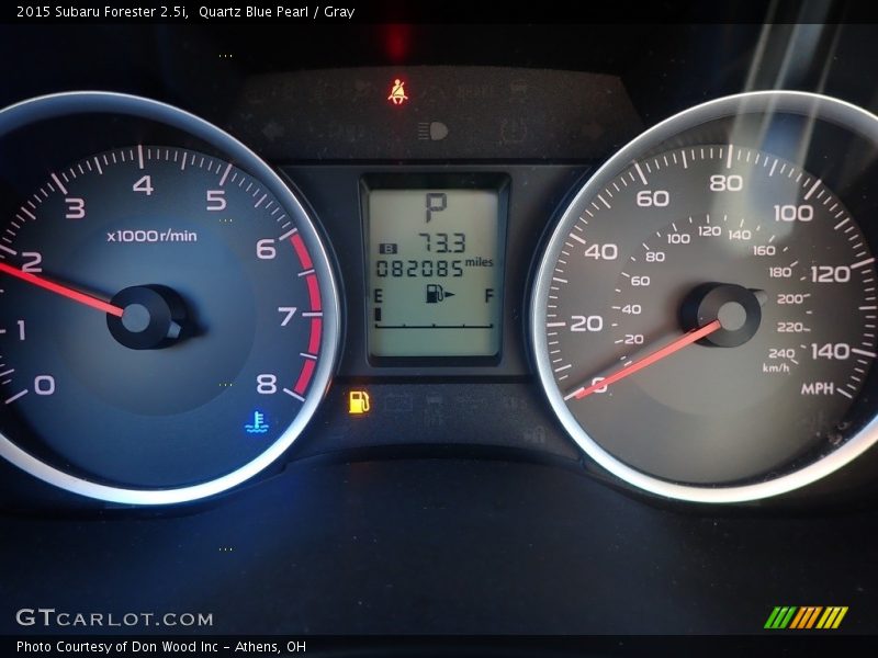 Quartz Blue Pearl / Gray 2015 Subaru Forester 2.5i