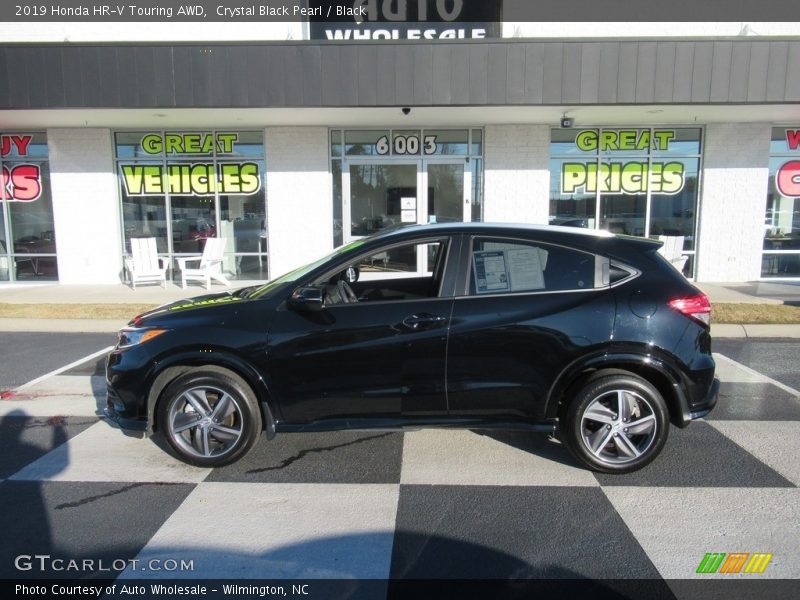 Crystal Black Pearl / Black 2019 Honda HR-V Touring AWD