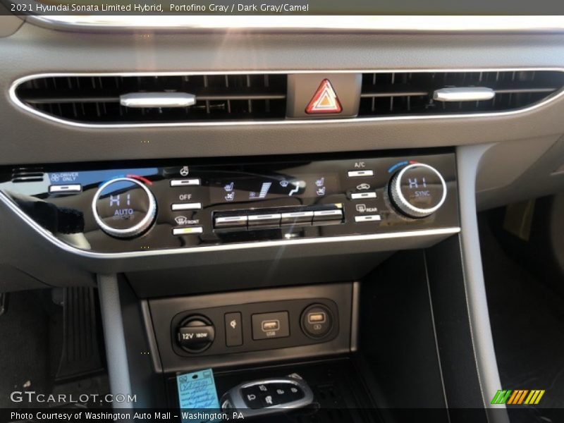Portofino Gray / Dark Gray/Camel 2021 Hyundai Sonata Limited Hybrid