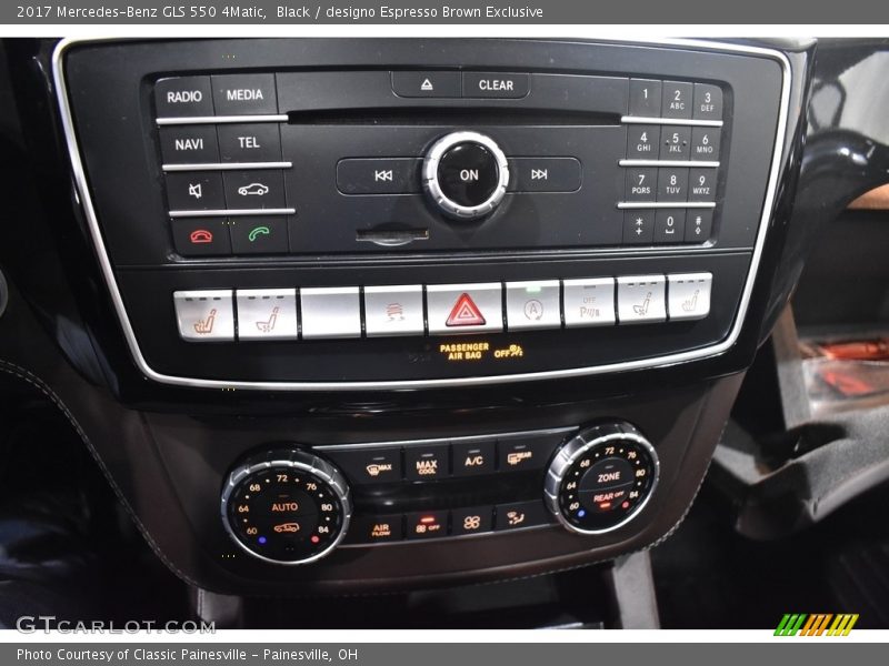 Controls of 2017 GLS 550 4Matic