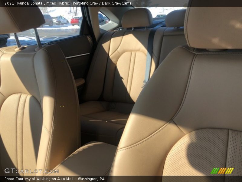 Portofino Gray / Dark Gray/Camel 2021 Hyundai Sonata Limited Hybrid