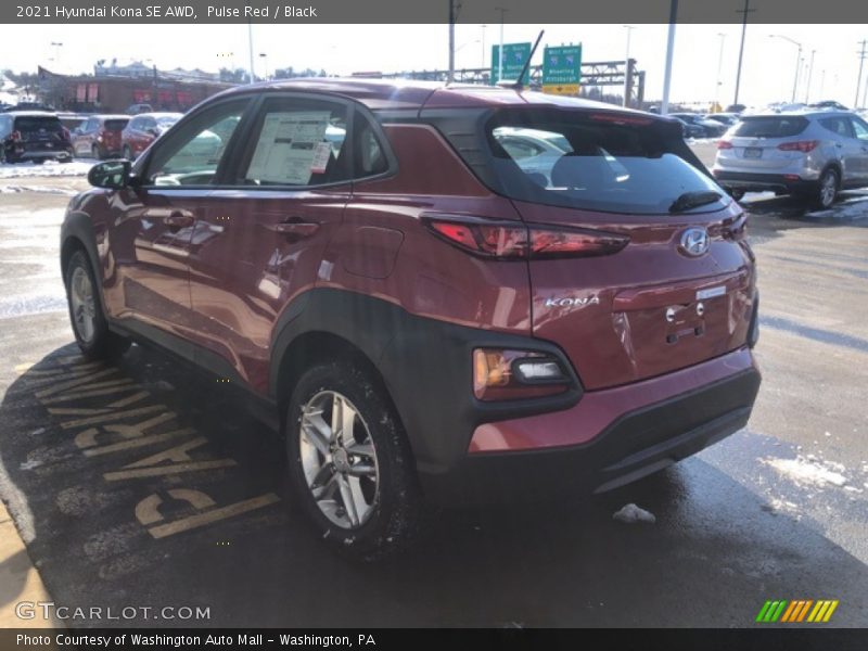 Pulse Red / Black 2021 Hyundai Kona SE AWD