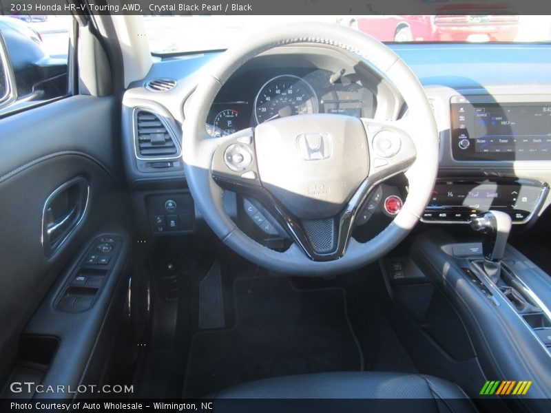 Crystal Black Pearl / Black 2019 Honda HR-V Touring AWD