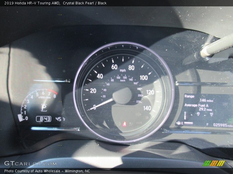 Crystal Black Pearl / Black 2019 Honda HR-V Touring AWD