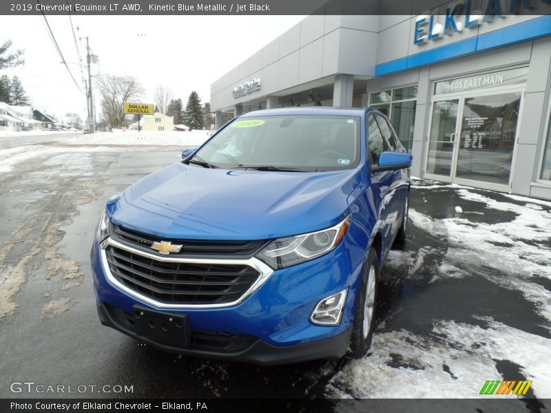 Kinetic Blue Metallic / Jet Black 2019 Chevrolet Equinox LT AWD