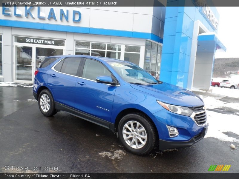 Kinetic Blue Metallic / Jet Black 2019 Chevrolet Equinox LT AWD