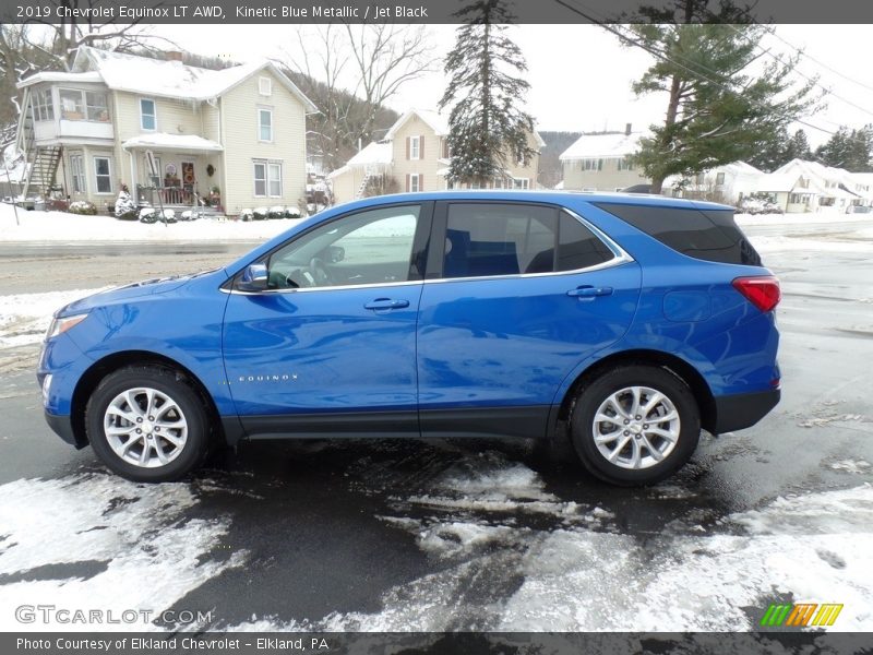 Kinetic Blue Metallic / Jet Black 2019 Chevrolet Equinox LT AWD