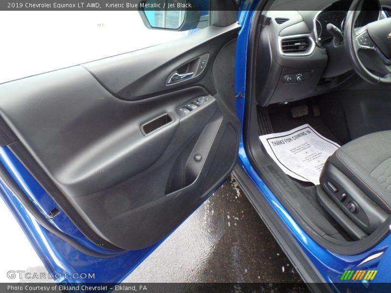 Kinetic Blue Metallic / Jet Black 2019 Chevrolet Equinox LT AWD