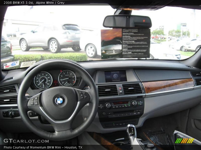 Alpine White / Grey 2008 BMW X5 3.0si