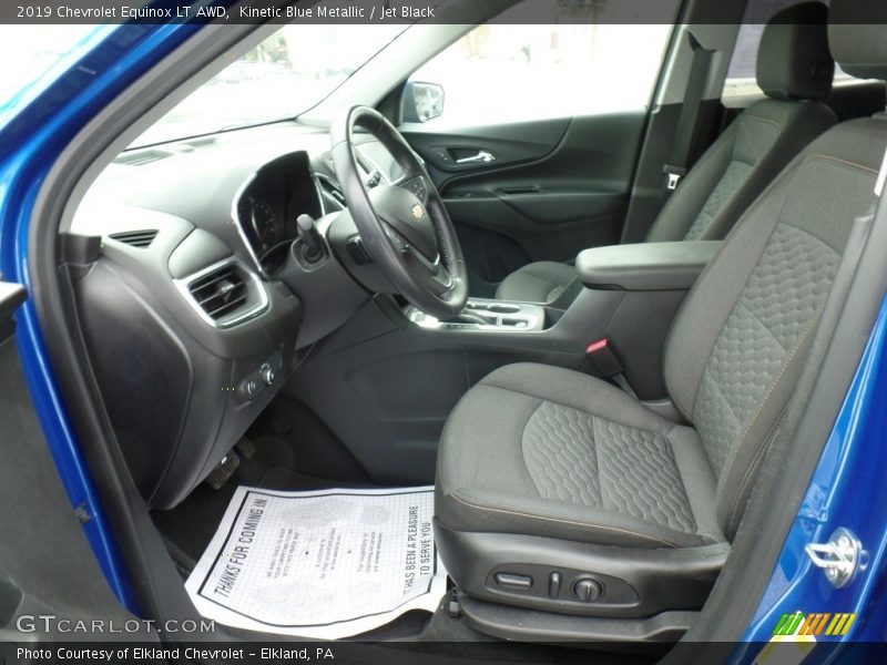 Kinetic Blue Metallic / Jet Black 2019 Chevrolet Equinox LT AWD