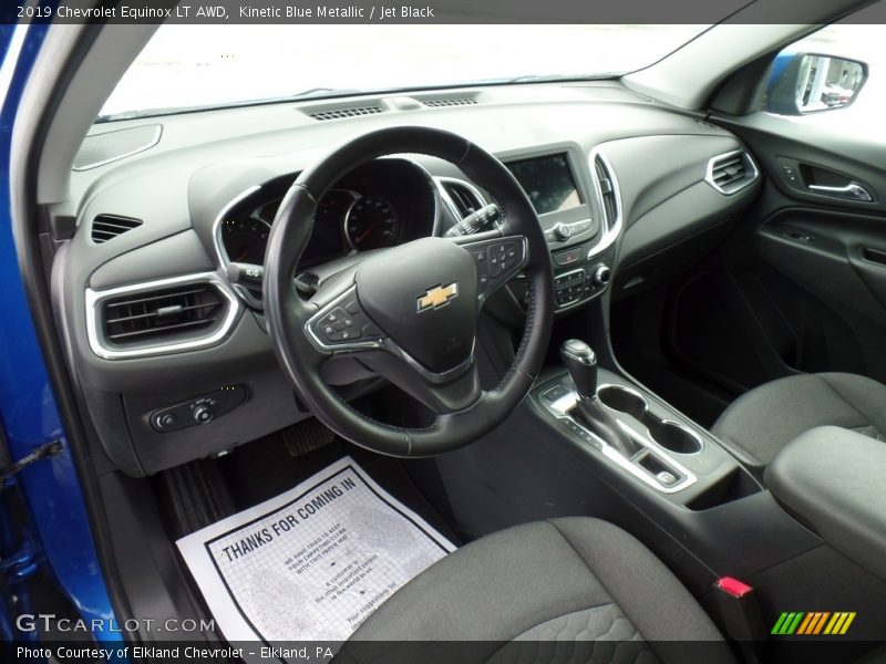 Kinetic Blue Metallic / Jet Black 2019 Chevrolet Equinox LT AWD