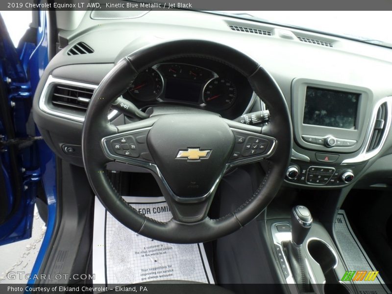 Kinetic Blue Metallic / Jet Black 2019 Chevrolet Equinox LT AWD
