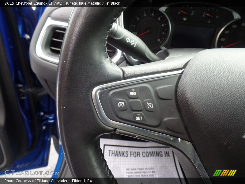 Kinetic Blue Metallic / Jet Black 2019 Chevrolet Equinox LT AWD