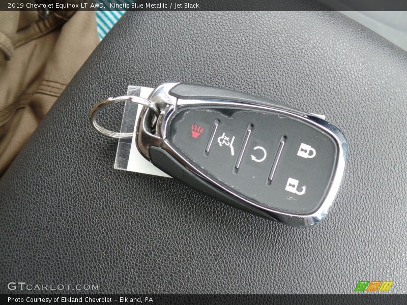 Kinetic Blue Metallic / Jet Black 2019 Chevrolet Equinox LT AWD