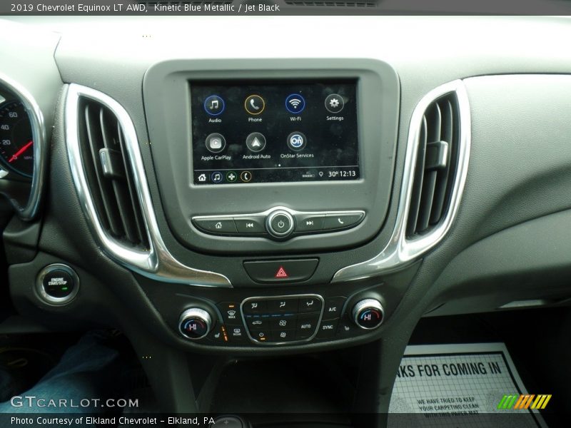 Kinetic Blue Metallic / Jet Black 2019 Chevrolet Equinox LT AWD