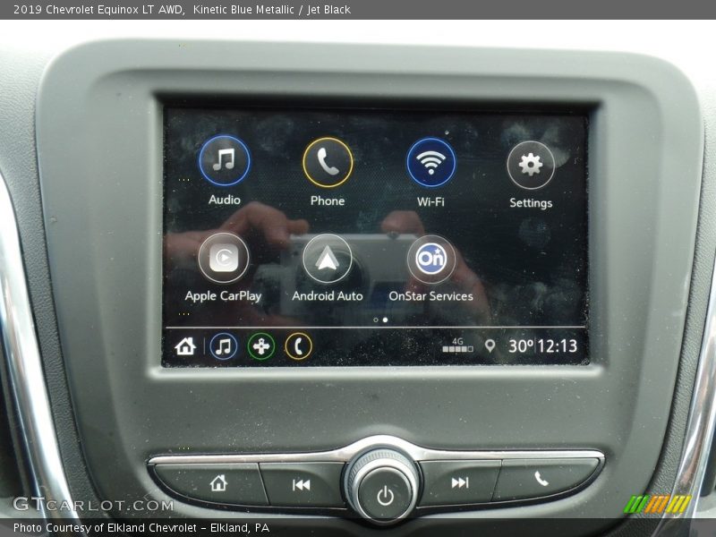 Kinetic Blue Metallic / Jet Black 2019 Chevrolet Equinox LT AWD