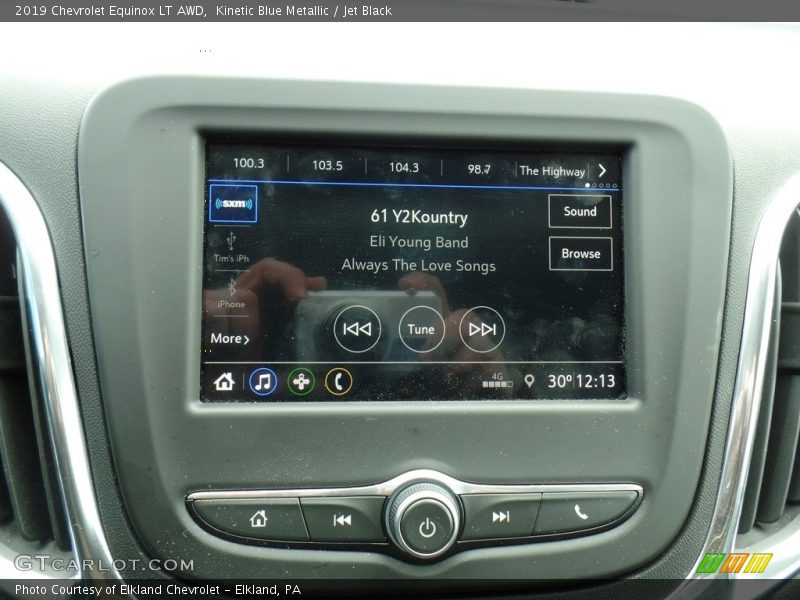 Kinetic Blue Metallic / Jet Black 2019 Chevrolet Equinox LT AWD