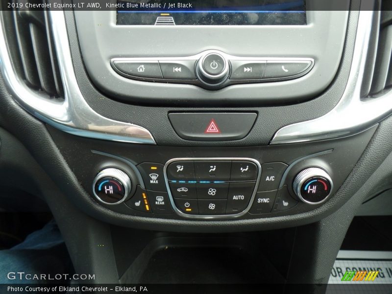 Kinetic Blue Metallic / Jet Black 2019 Chevrolet Equinox LT AWD