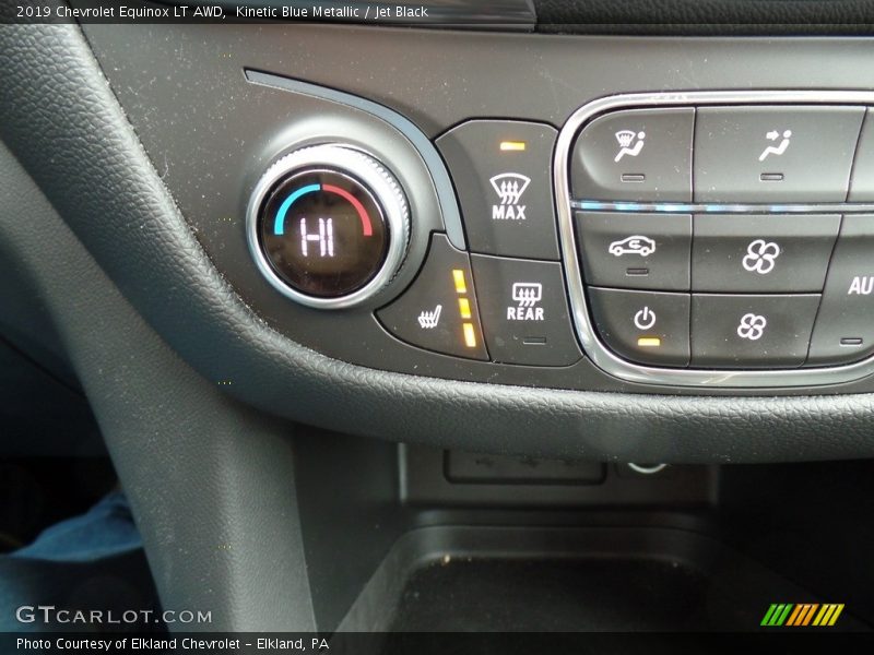 Kinetic Blue Metallic / Jet Black 2019 Chevrolet Equinox LT AWD